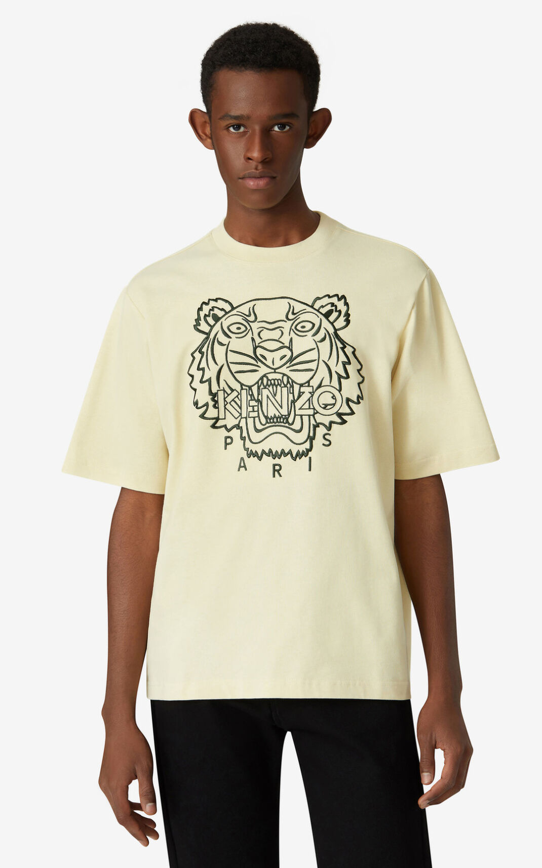 Camiseta Kenzo Tiger loose fitting Masculino - Marrom | 506PRTZIH